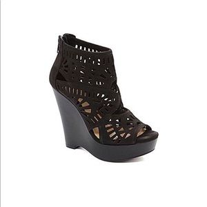 Gianni Bini Lanah Laser Cut Wedges